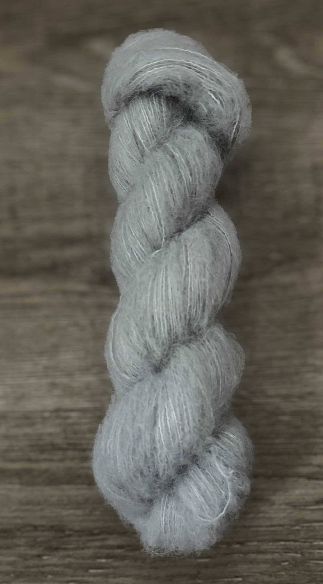 Silver Lining Suri/Silk Artisan Hand Dyed Yarn