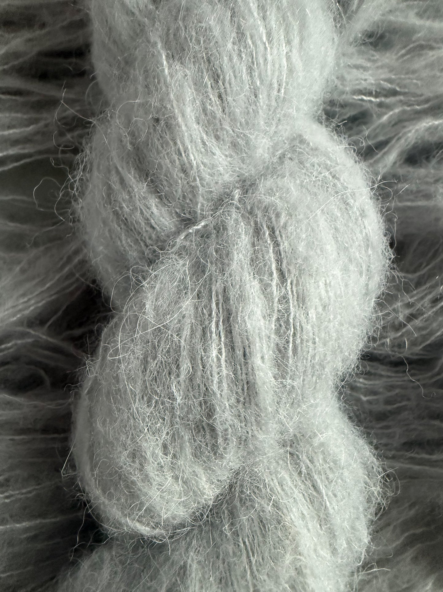 Silver Lining Suri/Silk Artisan Hand Dyed Yarn
