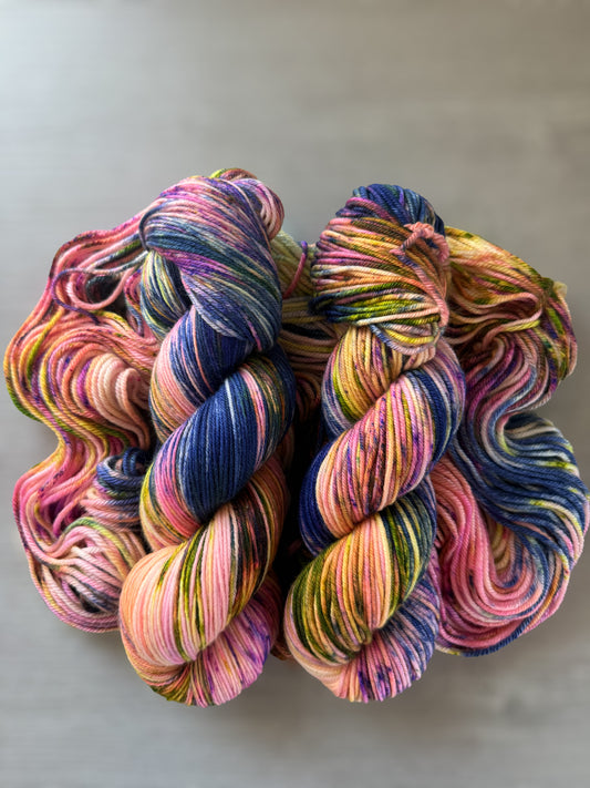 Supernova Artisan Hand Dyed Merino Wool Yarn