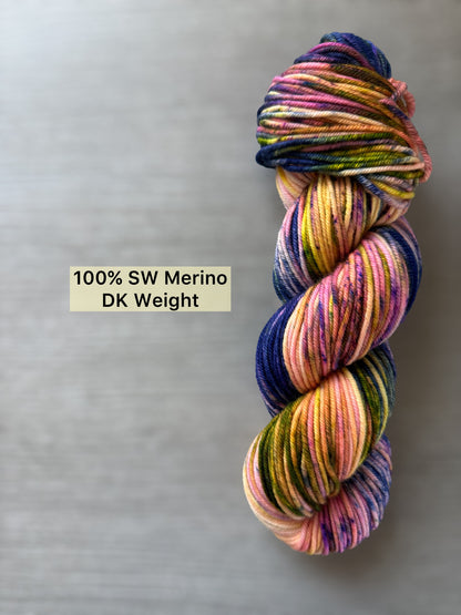 Supernova Artisan Hand Dyed Merino Wool Yarn