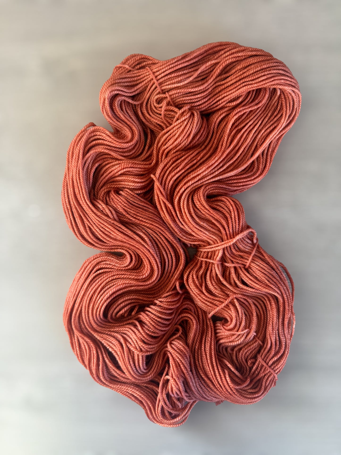 Terracotta Artisan Hand Dyed Merino Wool Yarn