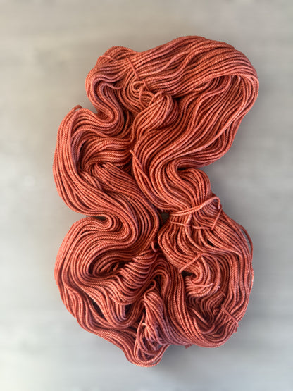 Terracotta Artisan Hand Dyed Merino Wool Yarn