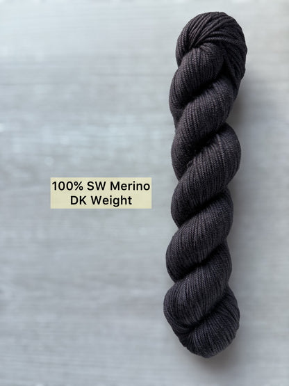 The Pot Calling The Kettle Black Artisan Hand Dyed Merino Wool Yarn