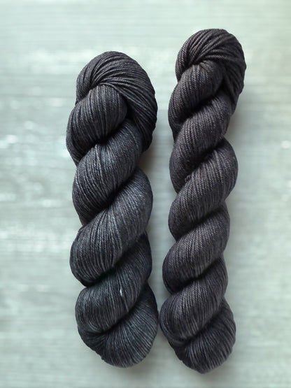 The Pot Calling The Kettle Black Artisan Hand Dyed Merino Wool Yarn