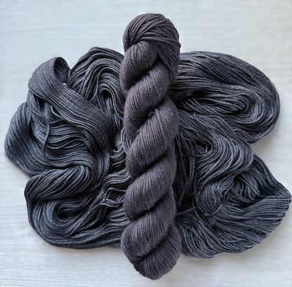 The Pot Calling The Kettle Black Artisan Hand Dyed Merino Wool Yarn