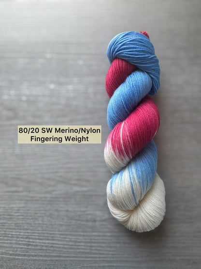 The Real Rocket Ride Artisan Hand Dyed Merino Wool Yarn