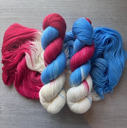 The Real Rocket Ride Artisan Hand Dyed Merino Wool Yarn