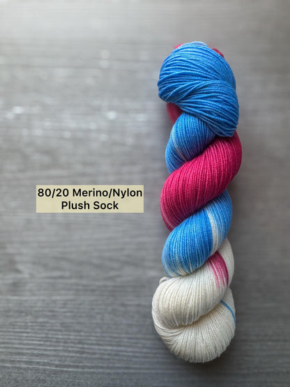 The Real Rocket Ride Artisan Hand Dyed Merino Wool Yarn