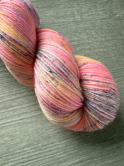 Tropical Sunset Artisan Dyed Merino Wool Yarn