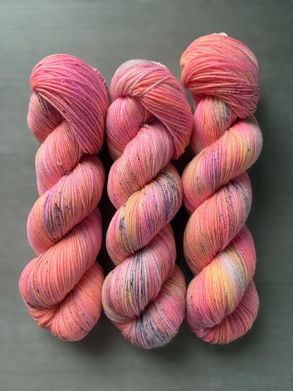 Tropical Sunset Artisan Dyed Merino Wool Yarn