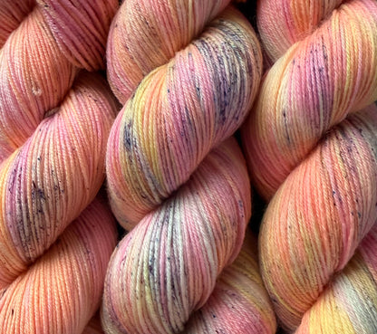 Tropical Sunset Artisan Dyed Merino Wool Yarn