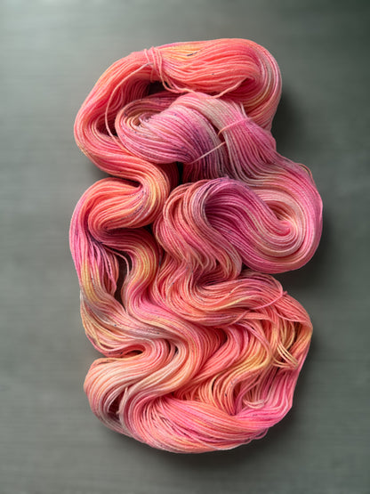Tropical Sunset Artisan Dyed Merino Wool Yarn