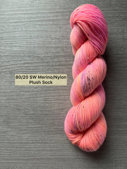 Tropical Sunset Artisan Dyed Merino Wool Yarn