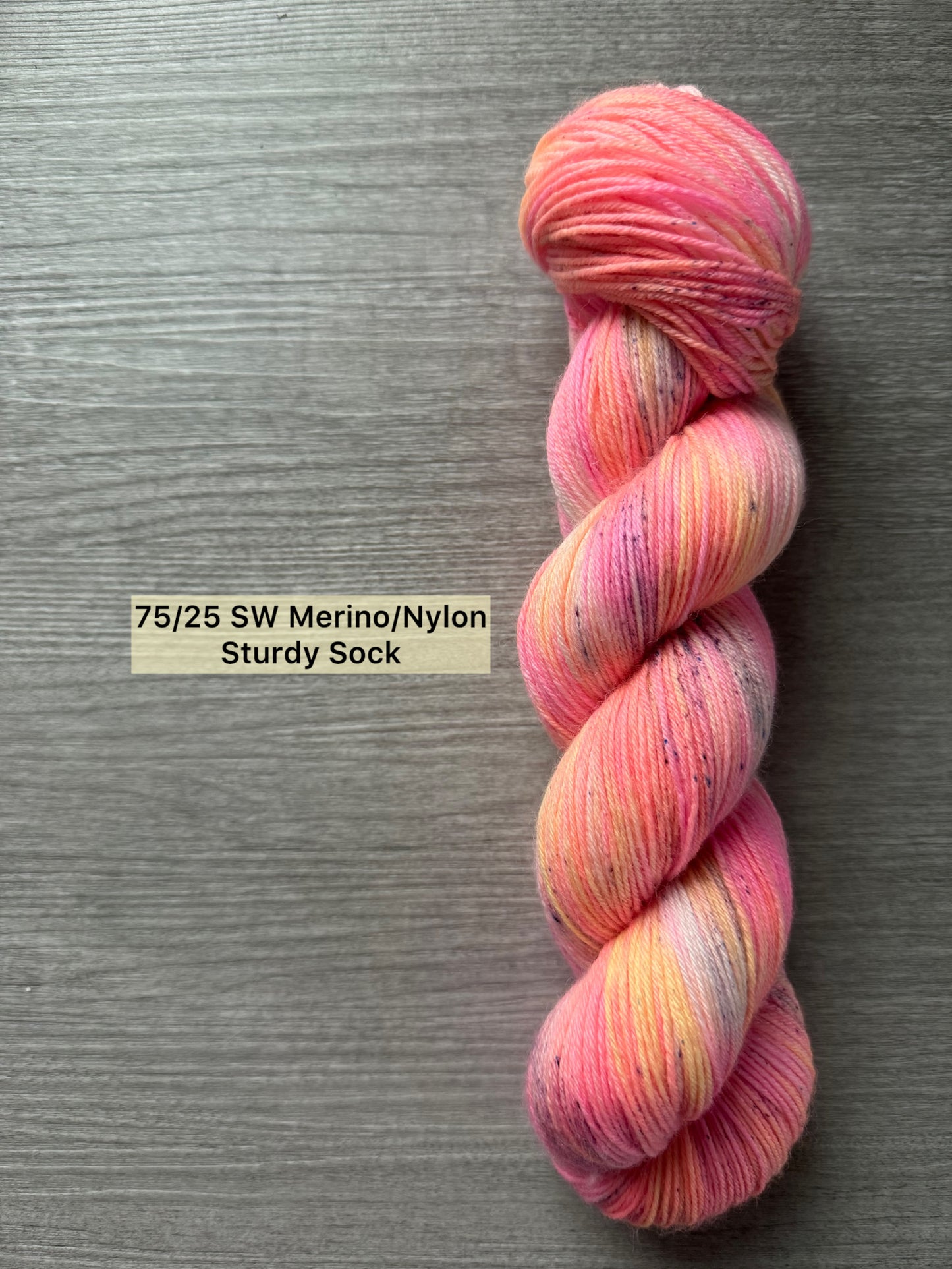 Tropical Sunset Artisan Dyed Merino Wool Yarn