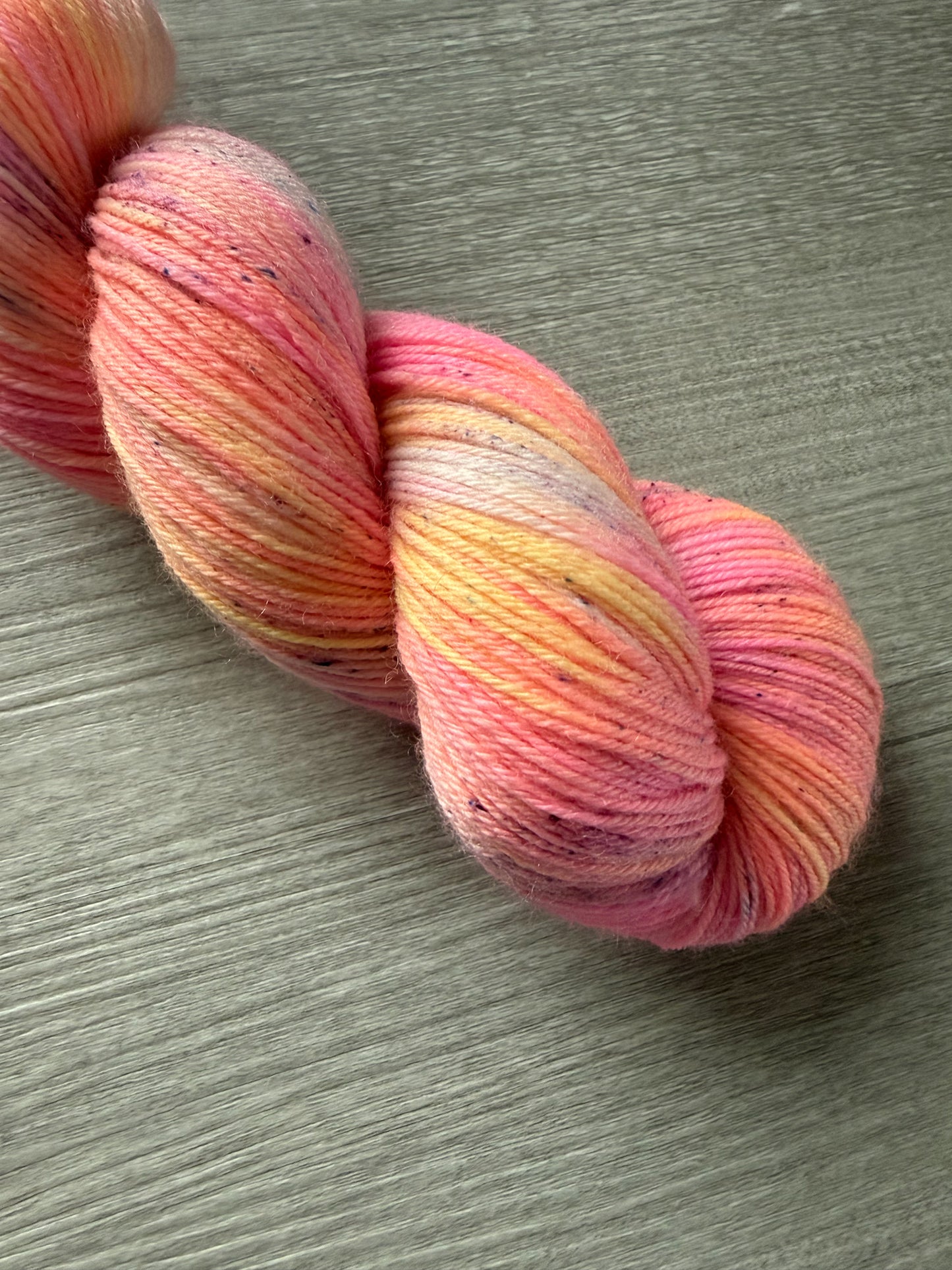 Tropical Sunset Artisan Dyed Merino Wool Yarn