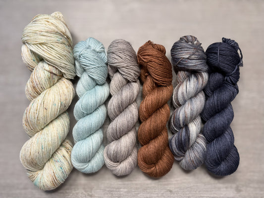 Up To Snow Good Hand Dyed Yarn Set