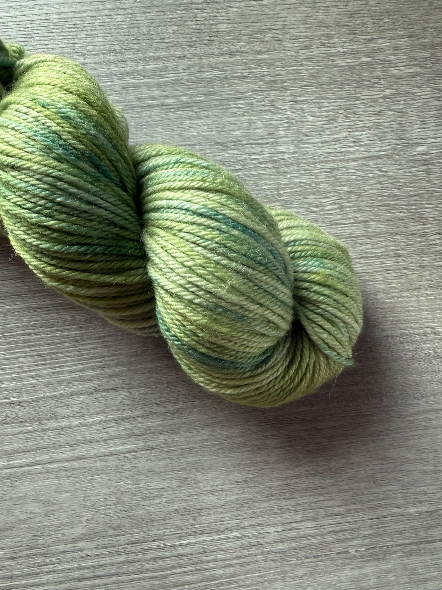 Verde Marbled Artisan Hand Dyed Merino Wool Yarn