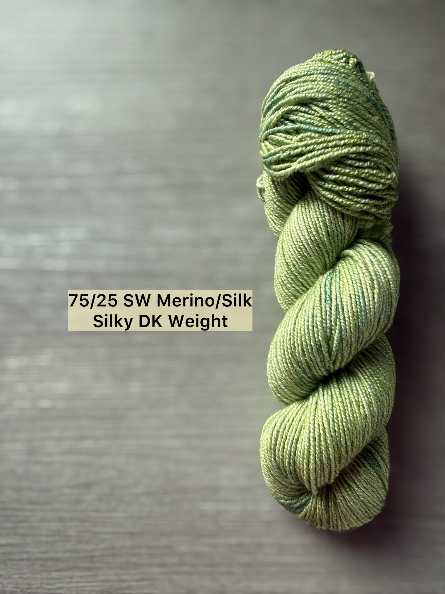 Verde Marbled Artisan Hand Dyed Merino Wool Yarn