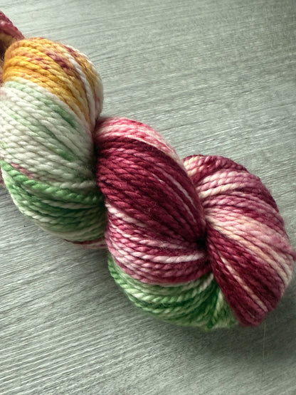 Vintage Christmas Artisan Hand Dyed Merino Wool Yarn