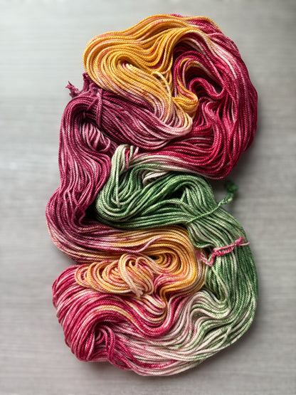 Vintage Christmas Artisan Hand Dyed Merino Wool Yarn