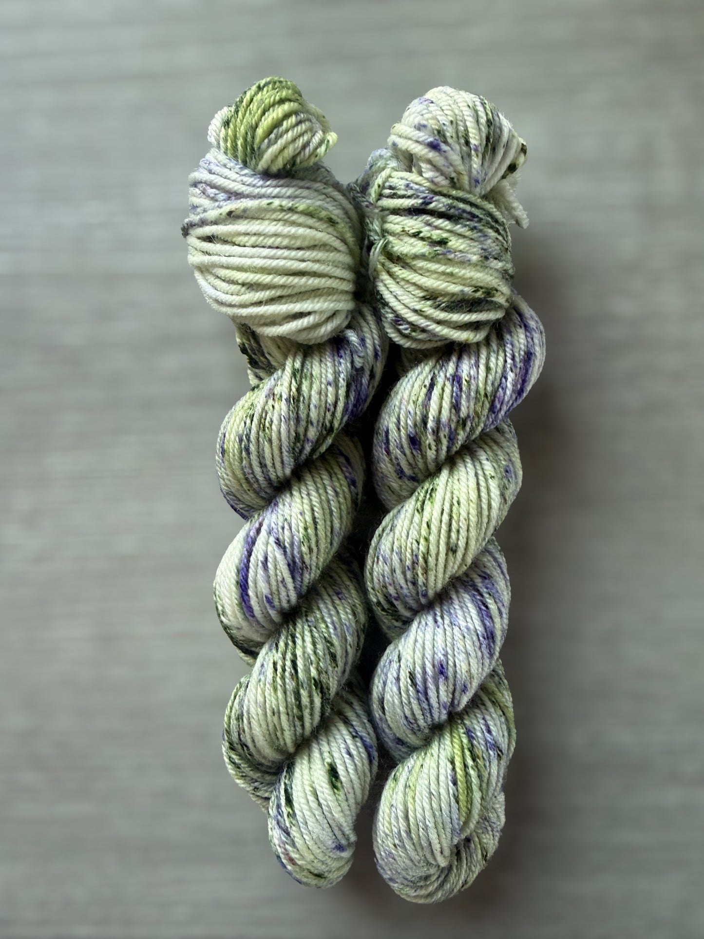 Violet Speckled Hand Dyed MINI Sturdy DK
