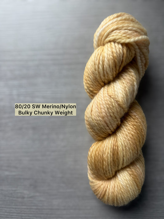 Wheat Land County Artisan Hand Dyed Merino Wool Yarn