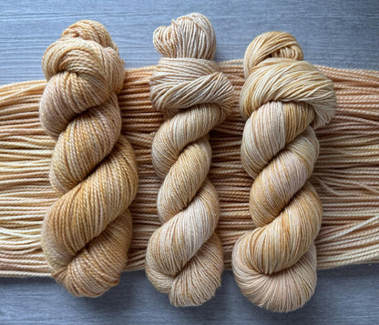 Wheat Land County Artisan Hand Dyed Merino Wool Yarn