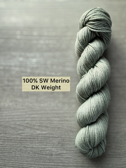 Winter Mist Artisan Hand Dyed Merino Wool Yarn