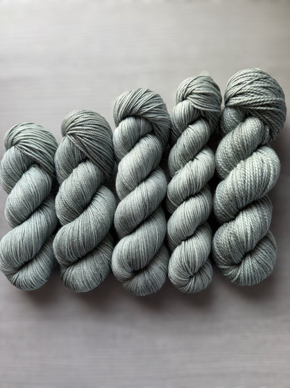 Winter Mist Artisan Hand Dyed Merino Wool Yarn