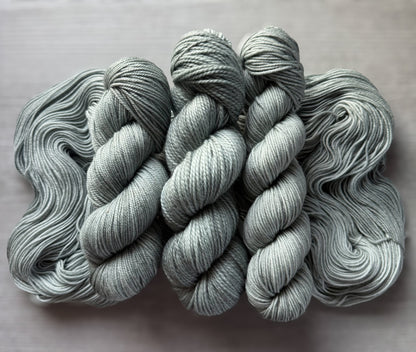 Winter Mist Artisan Hand Dyed Merino Wool Yarn