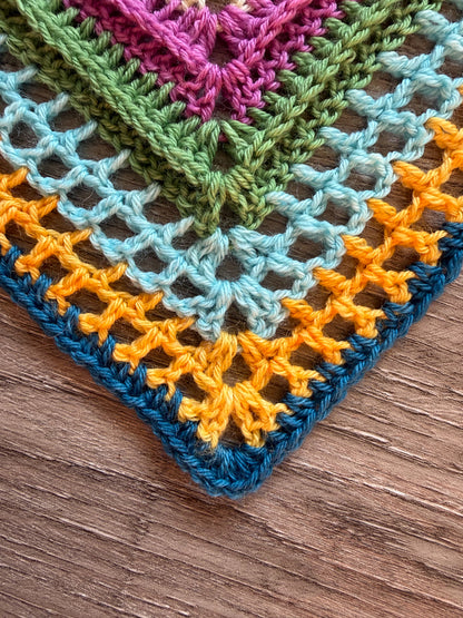 YOLO Shawl “Cheerful” Pallet Yarn and PDF Pattern Kit