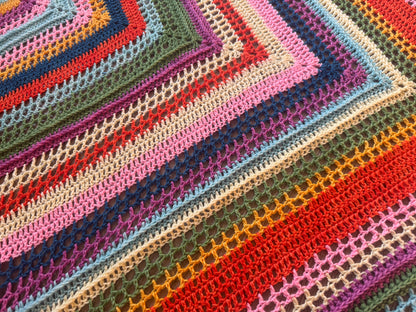 YOLO Shawl “Cheerful” Pallet Yarn and PDF Pattern Kit